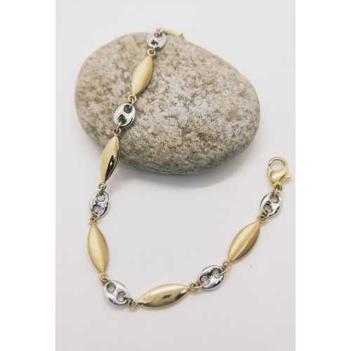 PULSERA PEPITAS  ORO 18K