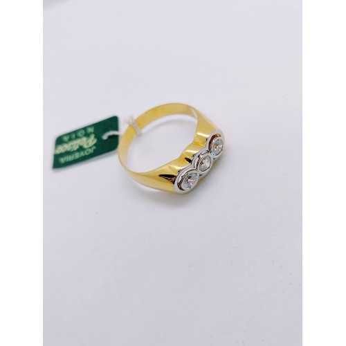 Anillo circonitas 18KT