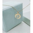 Colgante Huellas Bebé Oro 18kt