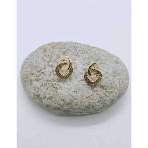 Pendientes Greca oro 18kt