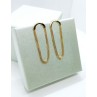 Pendientes Largos Cadenas Oro 18kt