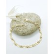 Pulsera Comunión Circonitas Oro 18kt