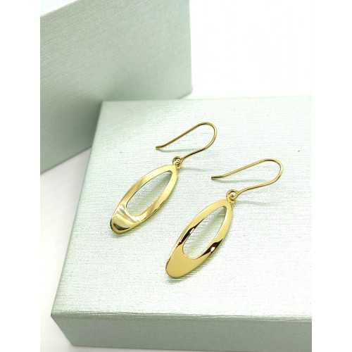 Pendientes Largos Oro Amarillo de 18kt