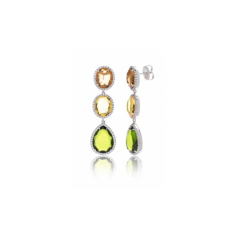 PENDIENTES "COCKTAIL VERDES"