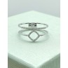 Anillo Vértice Oro Blanco 18kt
