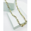 COLLAR ESTILO ORO BICOLOR 18K