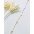 Pulsera de cadena y perlas Oro 18Kt