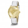 GUESS EMBLEM CORREA BLANCA WATCHES LADIES