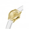 GUESS EMBLEM CORREA BLANCA WATCHES LADIES