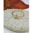 Anillo Trenzado  " Gota de LLuvia " Oro 18KT
