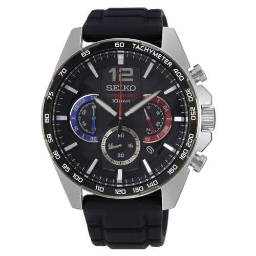 SEIKO Neo Sports Cuarzo Crono Bisel Negro