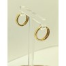 Pendientes Aro Cuadrado Oro 18kt