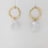 Pendientes Perlas Barrocas Oro 18kt