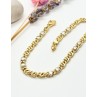 PULSERA BICOLOR ORO 18KT