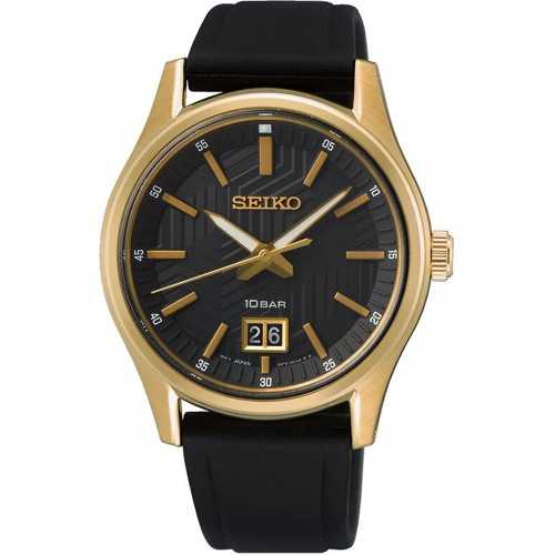 SEIKO Neo Classic Correa Silicona Negro