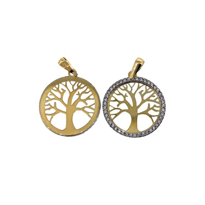 Colgante Árbol Vida  Oro 18kt