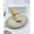 ANILLO TABLA DIAMANTE ORO 18KT