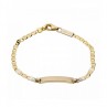 Pulsera BABY  Oro Bicolor 18kt