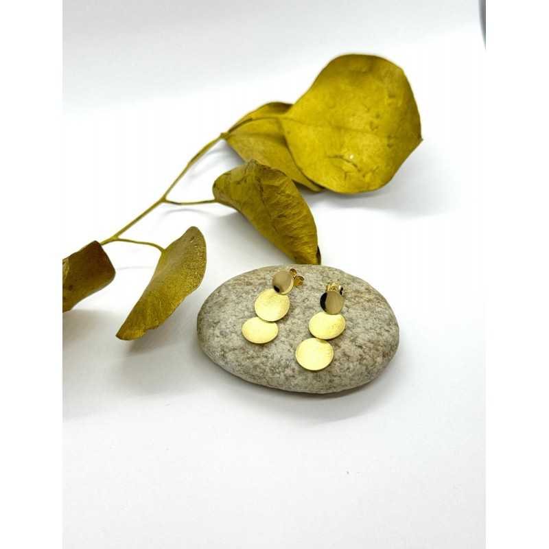 Pendientes Largos Oro Amarillo de 18kt