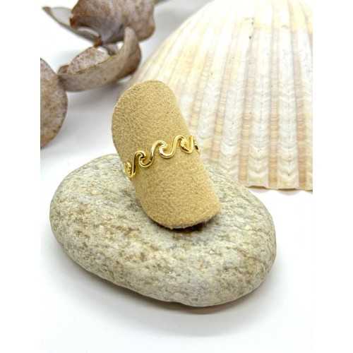 ANILLO "LAS OLAS" ORO 18KT