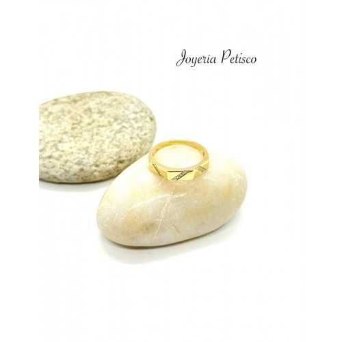 ANILLO "TREUS" ORO 18KT