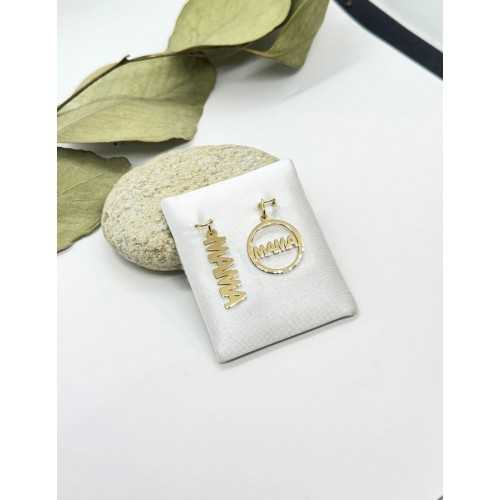 Colgante Mamá Oro Amarillo 18kt