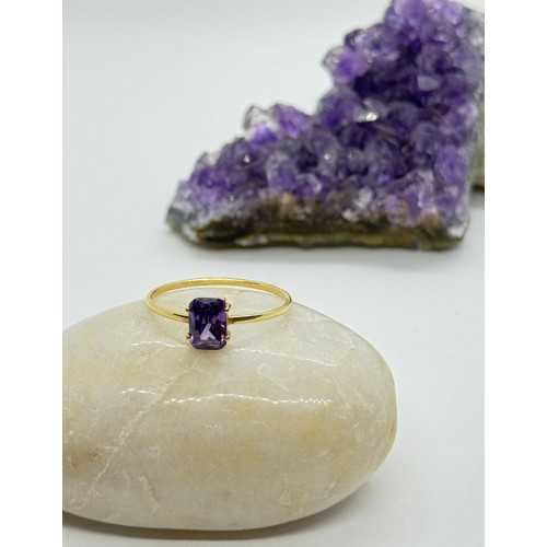 Anillo "AMATISTA " Oro 18KT