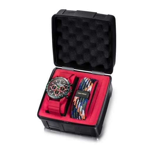 TIME FORCE COOLWAKE BOX NYLON ELASTICO -SILICONA ROJA