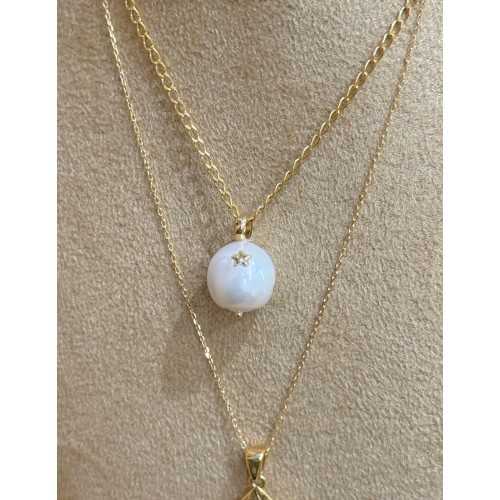 Colgante Perla de estrellas  Oro 18kt