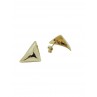 PENDIENTES TRIÁNGULO ORO AMARILLO 18KT
