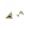 PENDIENTES TRIÁNGULO ORO AMARILLO 18KT