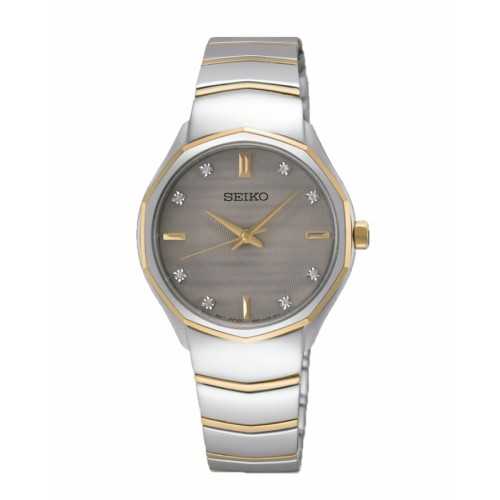 SEIKO LADIES CUARZO 8 diamantes