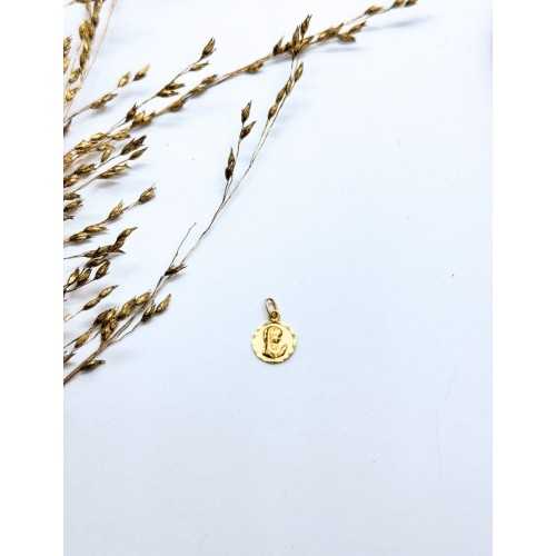 MEDALLA LENTEJA ORO 1ª LEY VIRGEN NIÑA