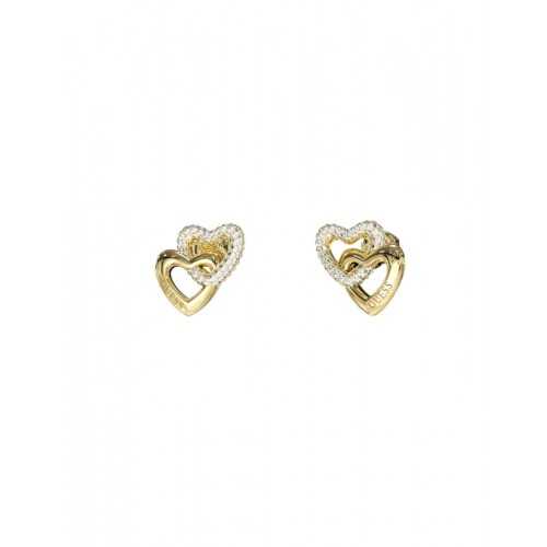 Pendientes" BELOVED" CORAZONES ENTRELAZADOS GUESS JEWELLERY