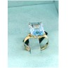 Anillo Topacio Natural Oro 18kt
