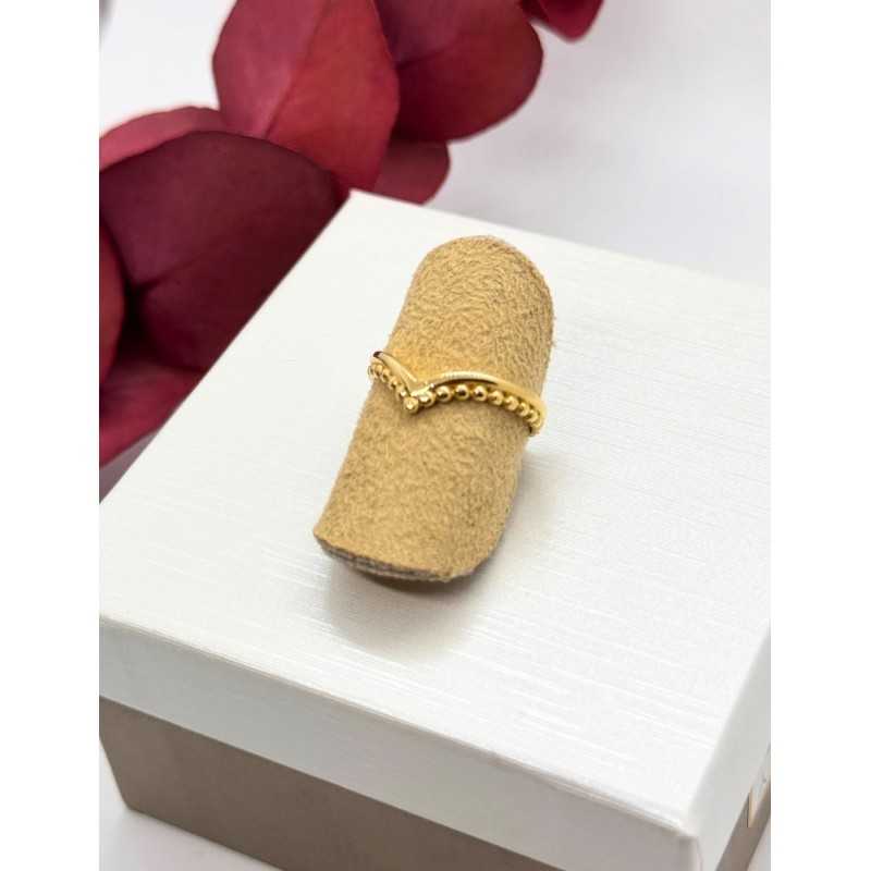 ANILLO "BOHO"  ORO 18KT