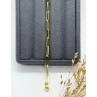 PULSERA CADENA DE ESLABONES ORO AMAR.18K