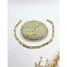 PULSERA CADENA DE ESLABONES ORO AMAR.18K