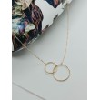 Gargantilla Círculos Oro 18kt