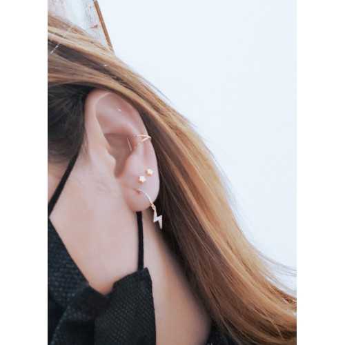 Ear Cuff X Oro 18kt