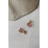 Pendientes Topacio Pink Oro 18kt