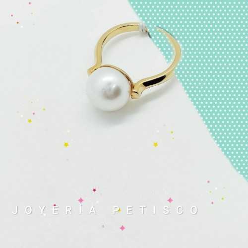 Anillo  Perla Oro 18kt