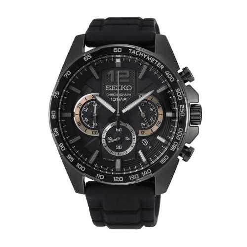 SEIKO Neo Sports Cuarzo Crono IP Negro