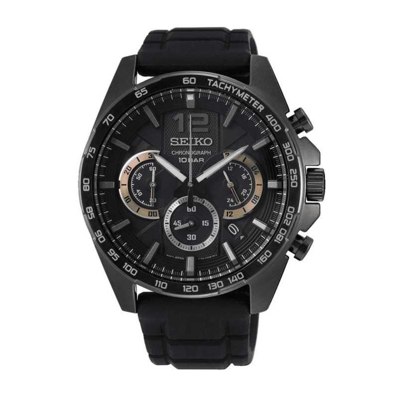 SEIKO Neo Sports Cuarzo Crono IP Negro