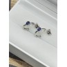 Pendientes Aro Zafiro Oro 18kt