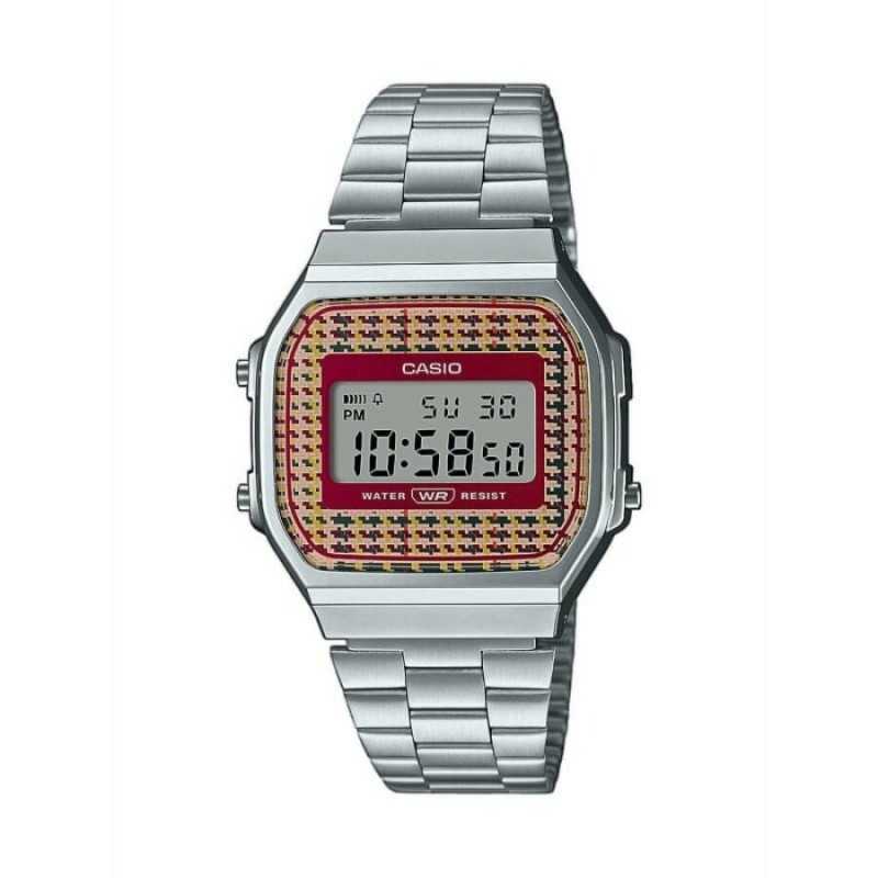 CASIO VINTAGE ACERO ICONIC TEJIDO