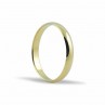 Alianza de oro 18K de 3mm. Disponibles desde las talla 7 a la talla 37.