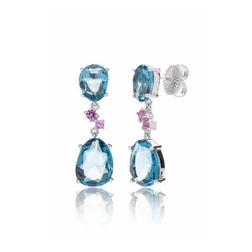 PENDIENTES "COCKTAIL AZUL"