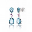 PENDIENTES "COCKTAIL AZUL"