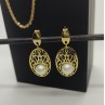 Pendientes Perla Gala Oro 18kt